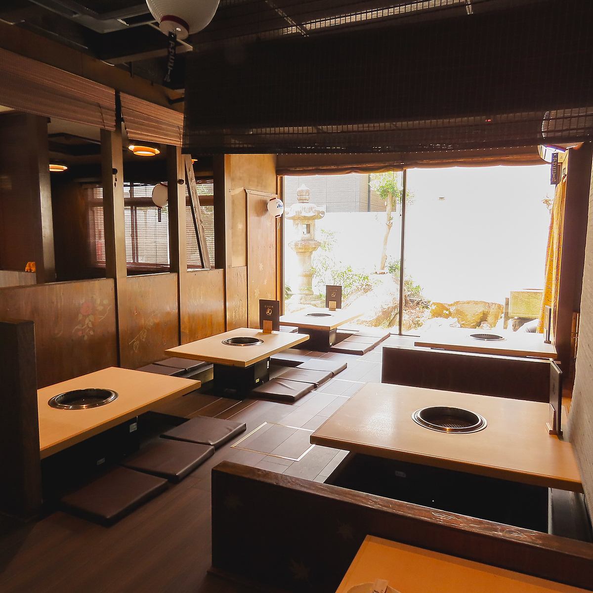 掘りごたつでゆっくり宴会をお楽しみください