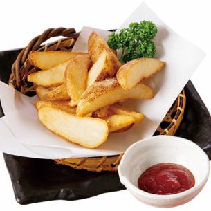 Fries with peel