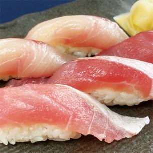 6 pieces of nigiri directly delivered from Misaki/Nagai Port
