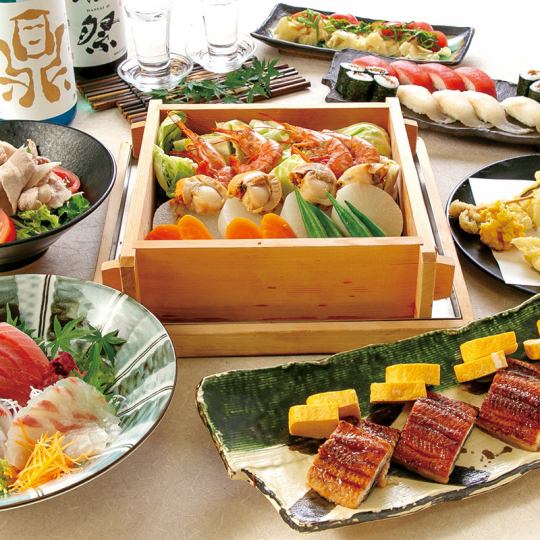 　地魚屋を堪能！厳選コース4,990円※飲み放題付