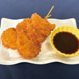 新玉ねぎの串揚げ