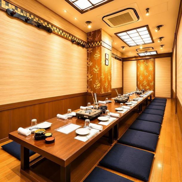 各種宴会・接待に最適★完全個室なので、周りを気にせずにお愉しみいただけます!16名様~28名様用の個室は地魚屋ならではです!