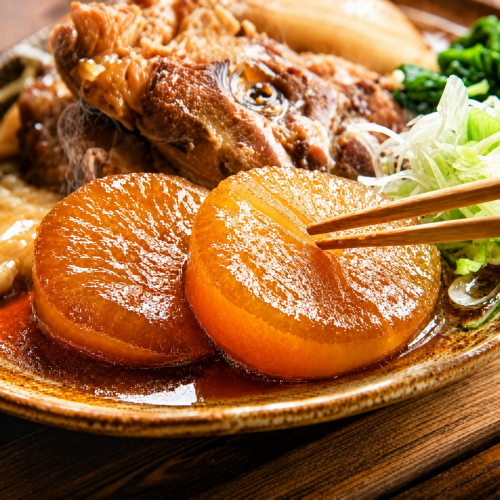 名物　あら煮大根