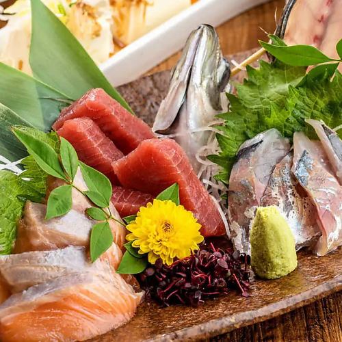 鮮魚3点盛り合わせ