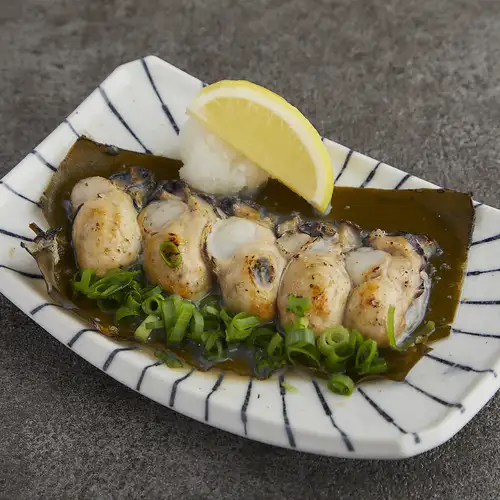牡蠣の昆布焼き