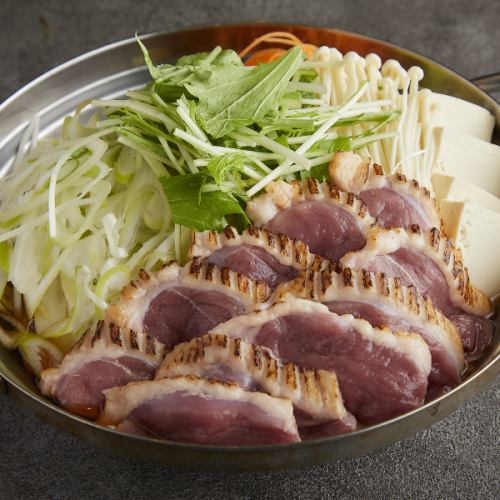 蕎麦出汁 鴨すき鍋