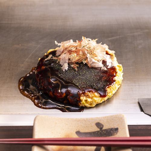 [Traditional basic okonomiyaki] inherited for over 45 years