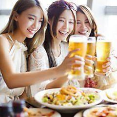 女性に大人気★7品2H飲み放題付ヘルシー女子会コース4939円⇒3839円 HEALTHY ONAGOKAI COURSE