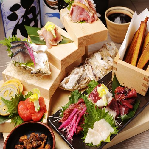 Please enjoy Japanese creative dishes using seasonal ingredients.