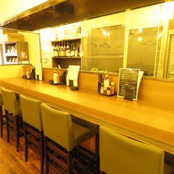 【Applicable from 1 person】 Counter available 7 seats.Counter seats are definitely recommended if you feel free to come alone even for one or two people! Spend a blissful time with delicious sake.Please also use it when saying that it is one cup from the company!