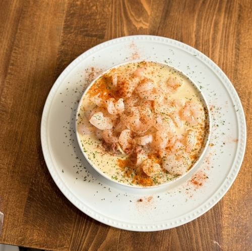 シュリンプ!シュリンプ!シュリンプ!クリームスープスパゲッティ