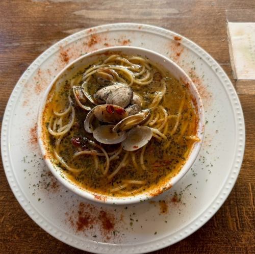 GOKAIアサリのペペロンチーノスープスパゲッティ