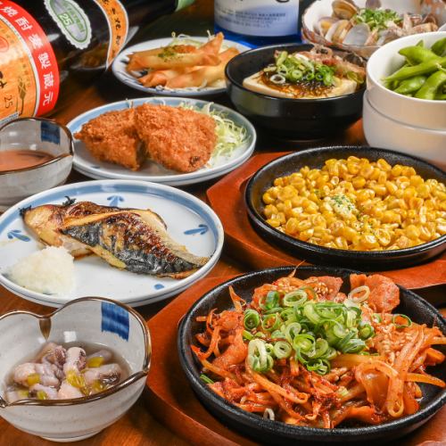 【多彩な一品料理】餃子以外も充実！各種料理とお酒 150円（税込）～