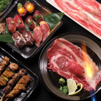 [3小时/仅限女子派对]包括豪华肉寿司在内的高级无限吃喝2980日元