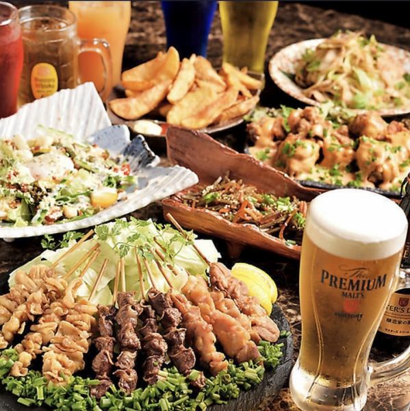 [All day OK/private rooms available] 180 minutes izakaya popular menu all-you-can-eat and drink 2,980 yen ☆Completely private rooms and horigotatsu seats