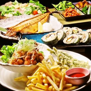 二次会などにもおすすめ【カジュアルセット】飲み放題付き 4000円(税込)