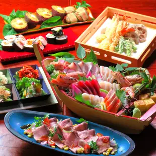 [Great deal at the beginning of the month] Large seafood platter and roast beef course with 3 hours of premium all-you-can-drink: ¥7000 → ¥6000