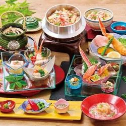 ずわい釜めしとクリスタル重 花彩御膳 ～はないろごぜん～