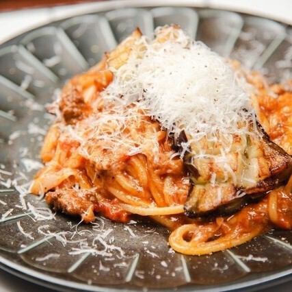 赤茄子のステーキ　野菜を食べるボロネーゼ