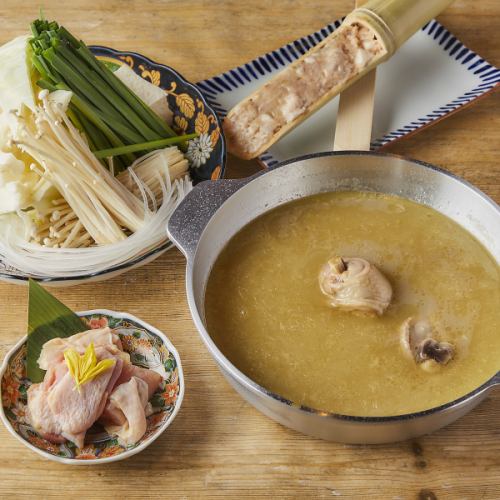 地鶏の重ね炊き 極上水炊き