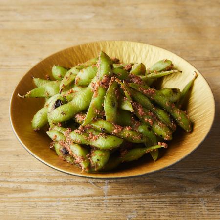 美味しい枝豆　焼き明太和え