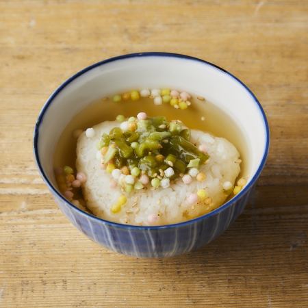 出汁茶漬け～刻み山葵～