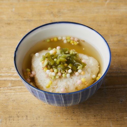 出汁茶漬け～刻み山葵～