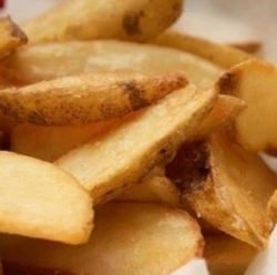 French fries with truffle salt