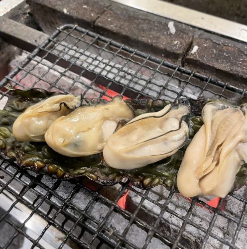 牡蠣の昆布焼き
