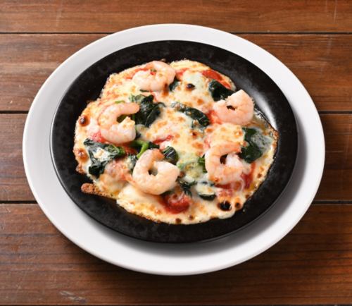 濃厚チーズの海老ドリア