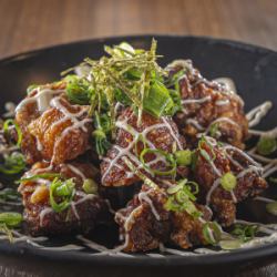 唐揚げネギマヨポン酢