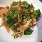 二種類唐辛子と牛センマイ和え