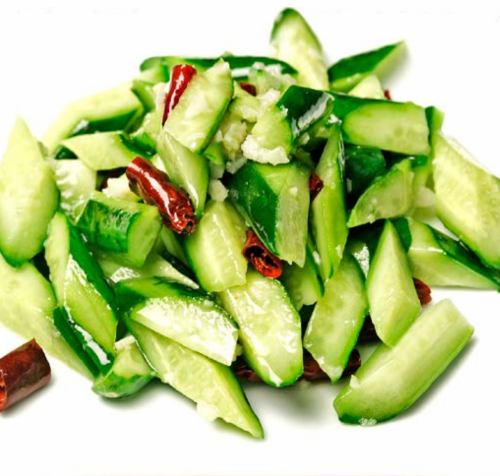 たたききゅうりのにんにく和え