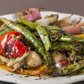 ゴロゴロ野菜の焦がしソテー