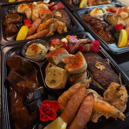 🌸开胃菜🌸

双人套餐，5000日元起

我们接受提前3天起的预订。

#北九州美食 #门司 #日本黑毛牛肉 #汉堡牛排 #开胃菜