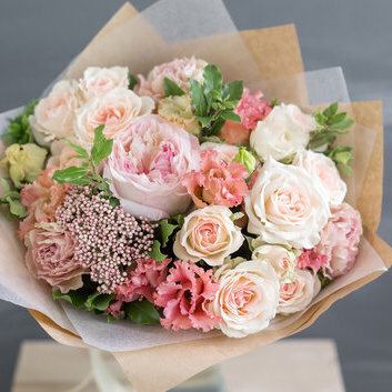 記念日に！花束ブーケ＋メッセージプレート