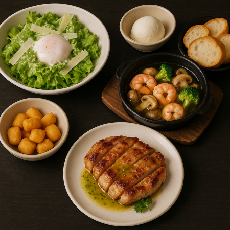 【2名様から】全6品＋飲み放題／2時間4,000円（デザート付）