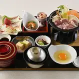 コーチンすき焼き御膳