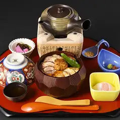 炭火コーチンまぶし御膳