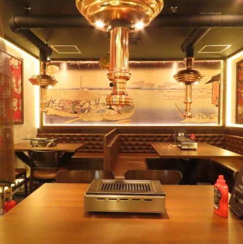 ロースター・換気ダクトも完備◎