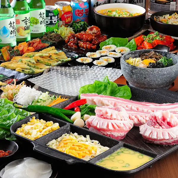 【厚切りサムギョプサル食べ飲み放題！】豪華50種 3800円 (税込）※6/22～9/30までの限定価格
