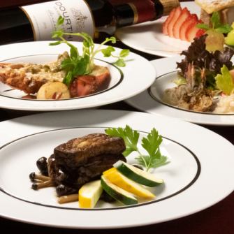 [Birthday/Anniversary Special VIP Course] 11 dishes with reserved + foie gras, beef fillet, and special dessert ¥16,500