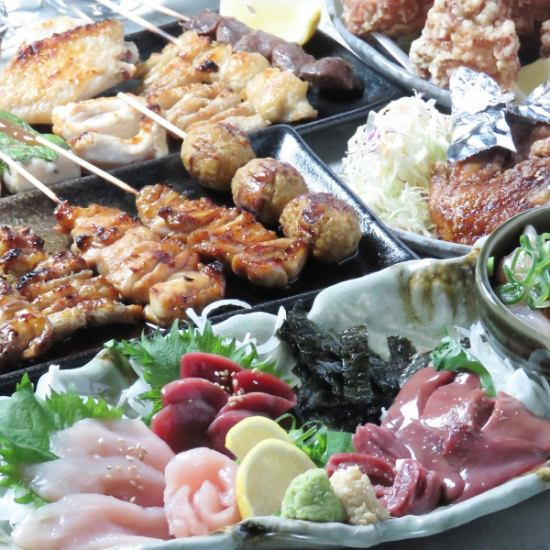 자랑의 닭 메뉴 다수 있어 ★명물의 국산 닭을 사용!