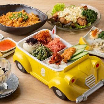 【2H飲み放題付】『BONSAIベーシックコース』女子会に◎チキン南蛮、キムチチャーハン〈全6品〉