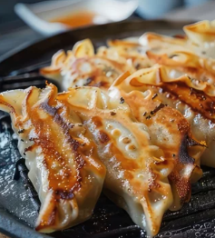 뜨거운 철판 만두