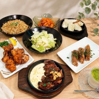 【2H飲み放題付き】『腹パン確定！肉まみれコース』当店人気の肉メニューが集結♪＜全8品＞