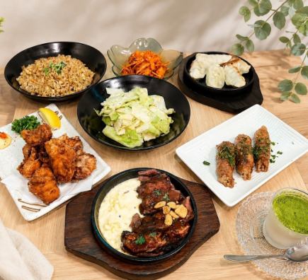 【2H飲み放題付き】『腹パン確定!肉まみれコース』当店人気の肉メニューが集結♪<全8品>