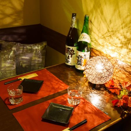 [從多治見站步行1分鐘] 包間居酒屋“Tsukumo”擁有大人藏身處的氛圍。