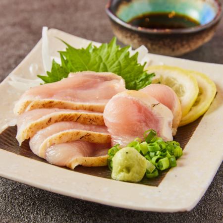 Broiled chicken sashimi