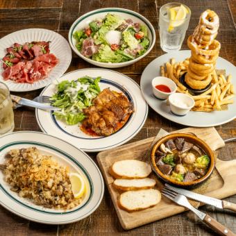 【平日限定】お得な飲み放題付き ニックストック冬の宴会コース120分付(Lo30分前)